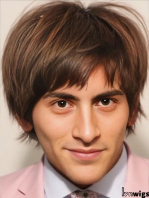 Short Straight Buy Men's Toupee