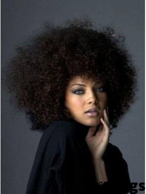 Hairstyles 14 inch Long Kinky Wigs For Black Women